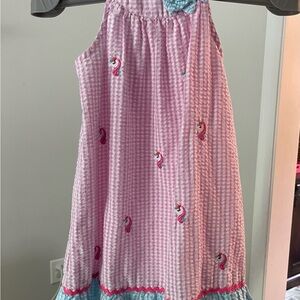 Emily Rose Pink and Blue Gingham Dress